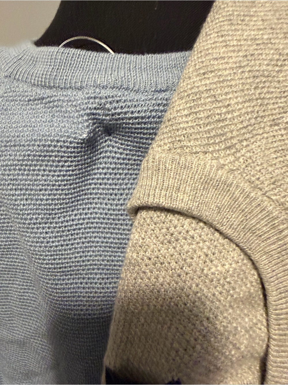 NWT J. Crew light blue Crewneck Waffle Knit Sweater Sz M. Great gift! Make offer - Picture 4 of 5